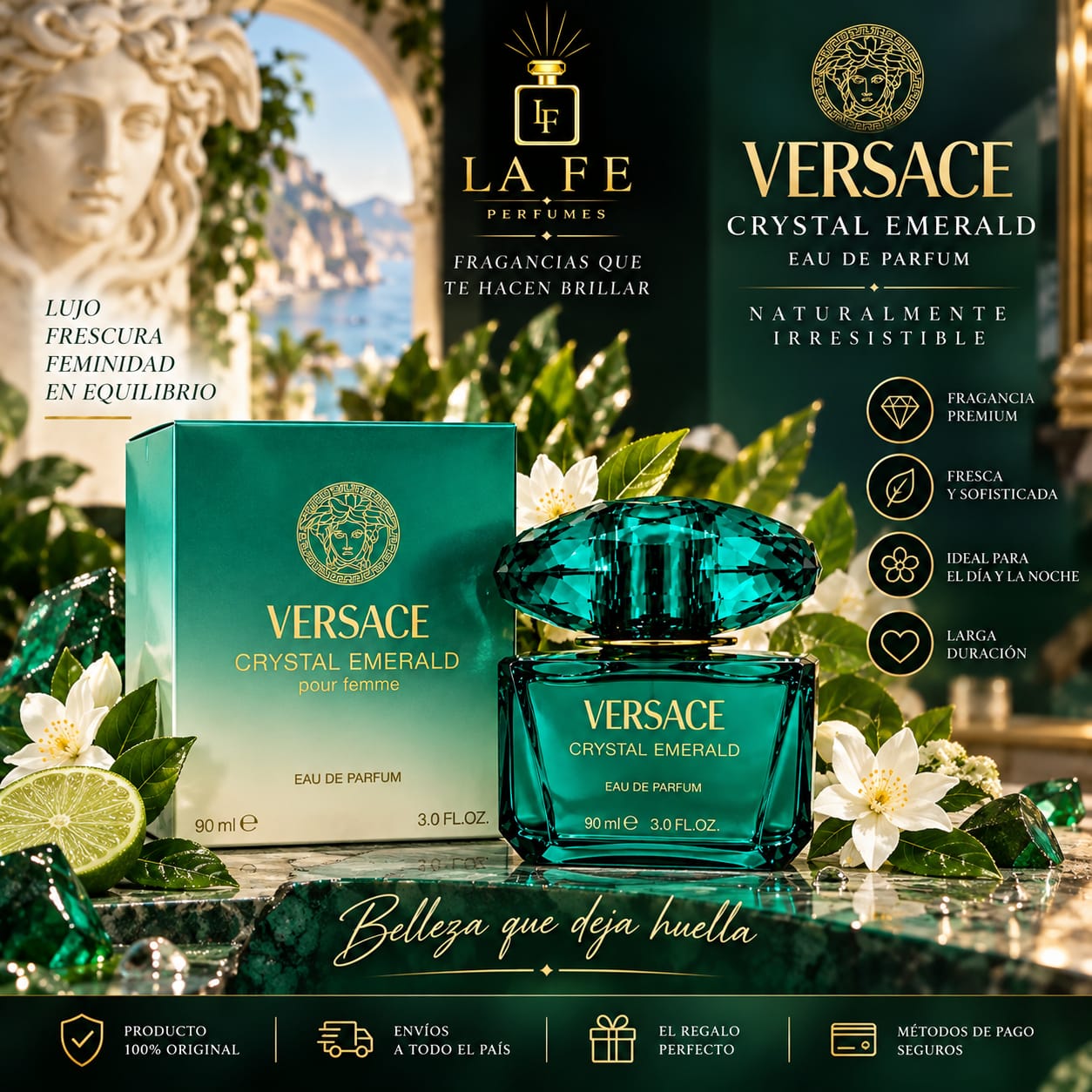 Versace Crystal Emerald Women 90ml EDP